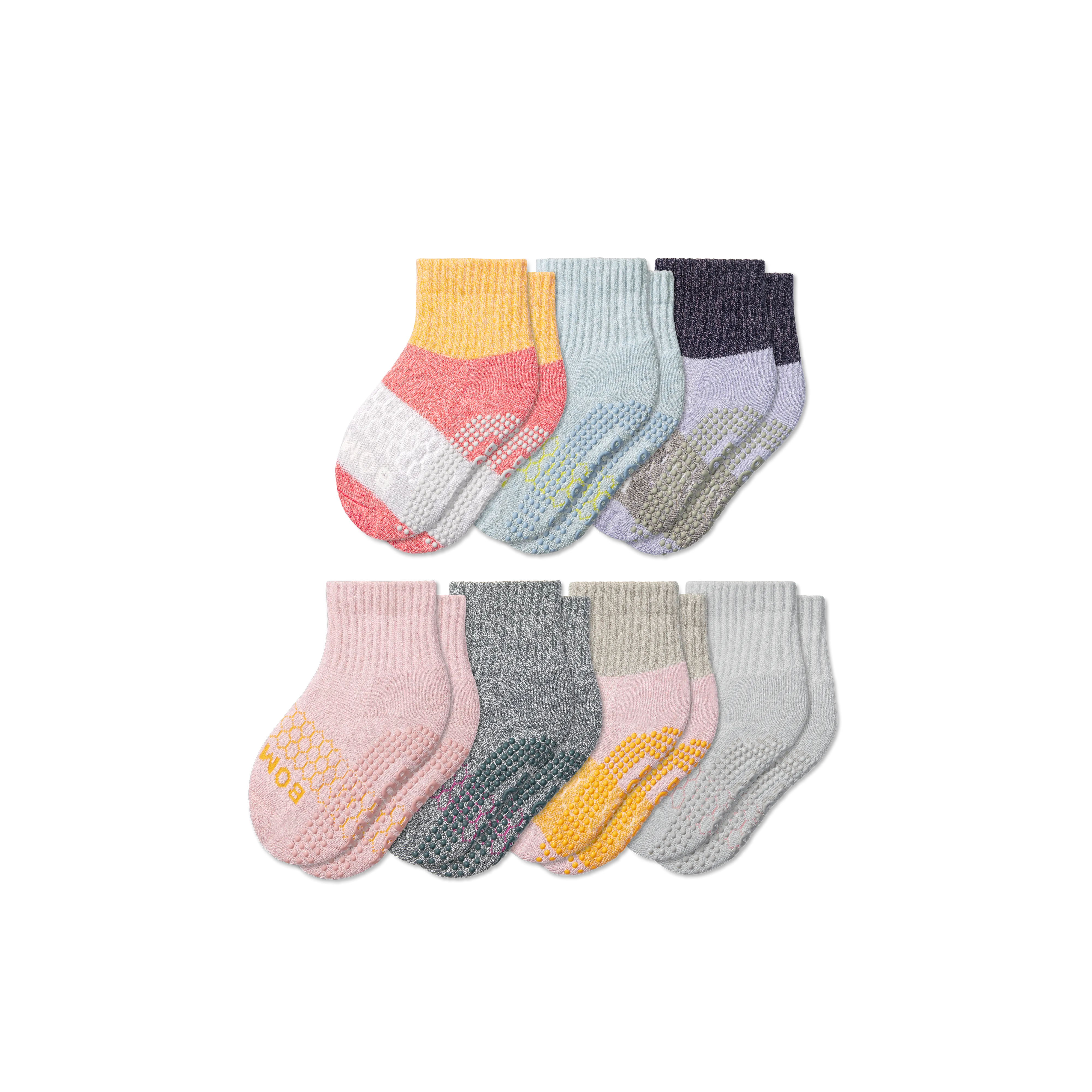 Toddler Week of Bombas Gripper Calf Sock 7-Pack