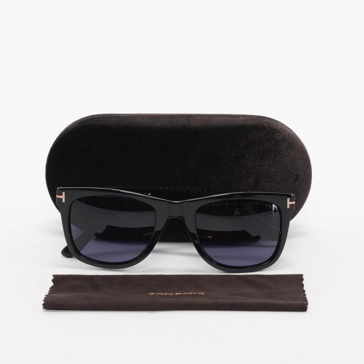 Tom Ford Black Leo Wayfarer Sunglasses