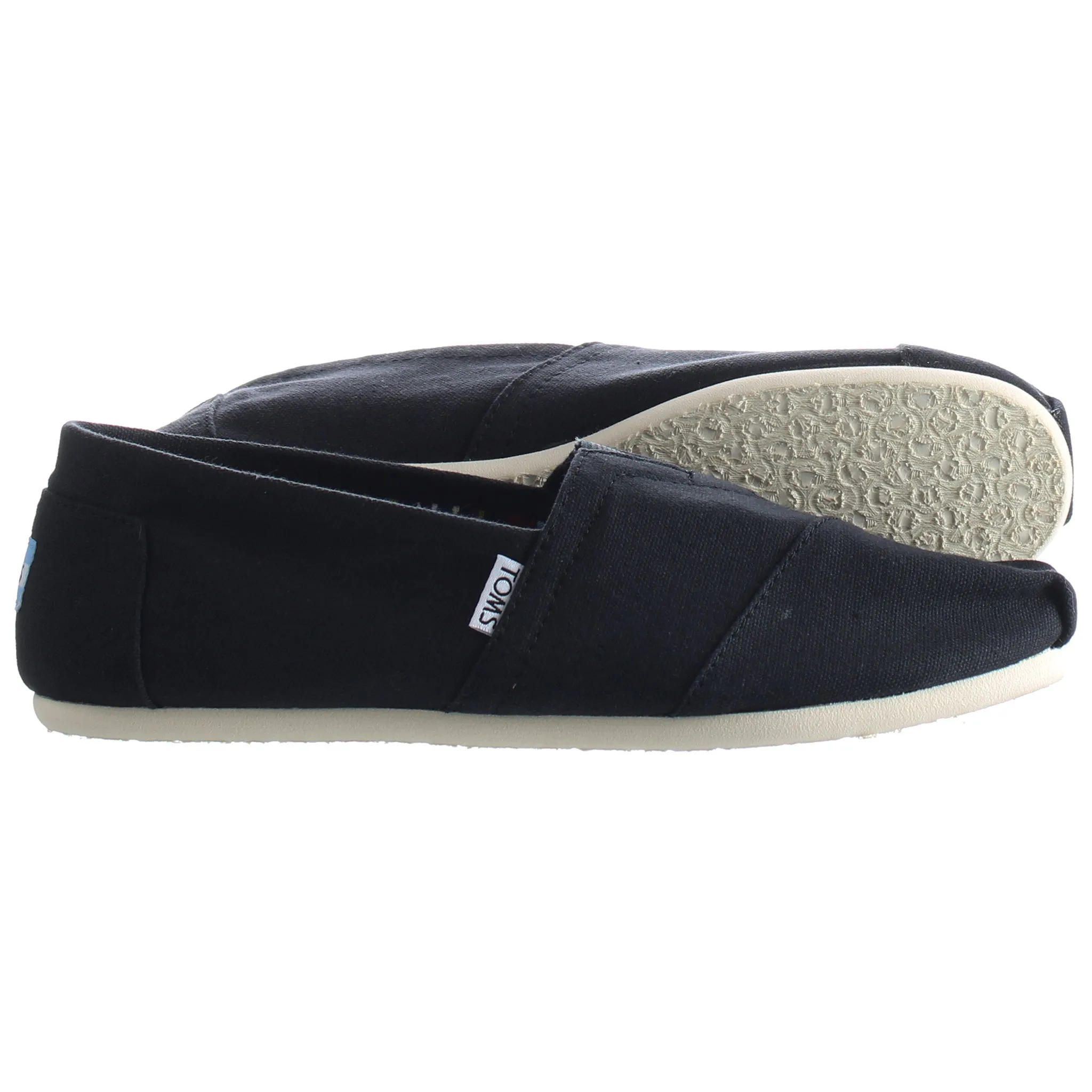 Toms Alpargatas Black Mens Plimsolls