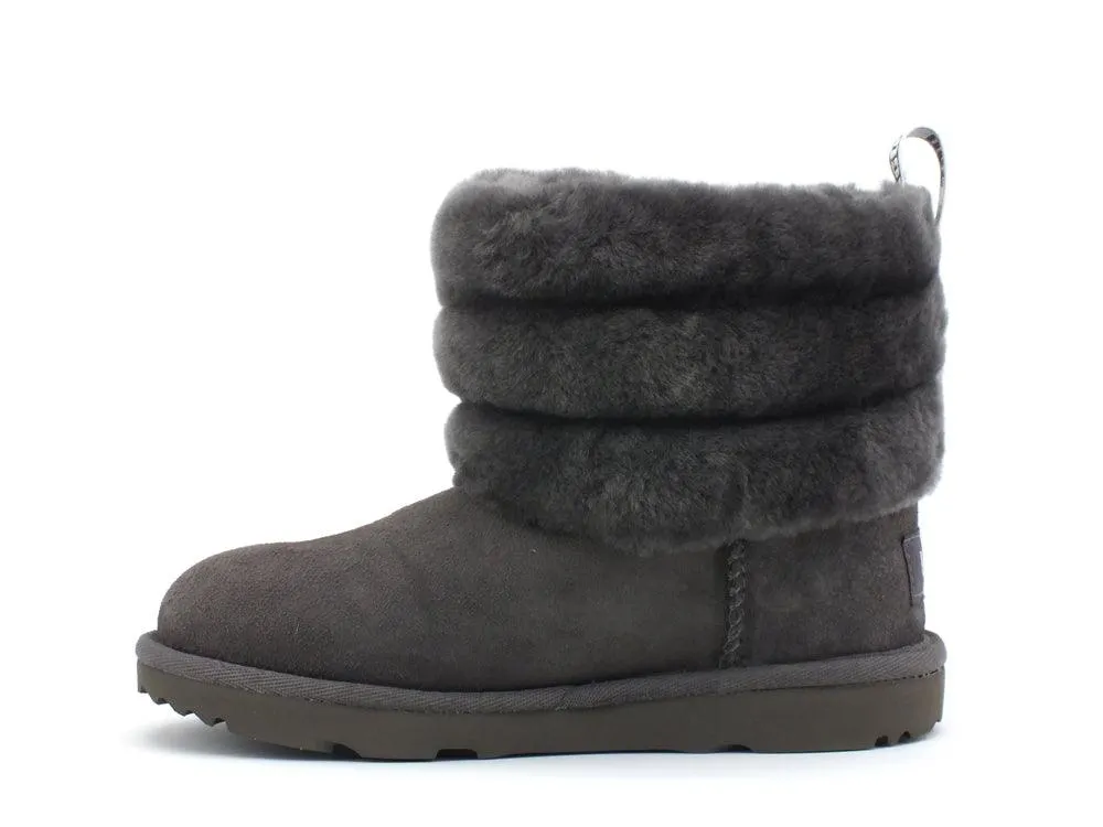 UGG Fluff Mini Quilted Charcoal T1103612T