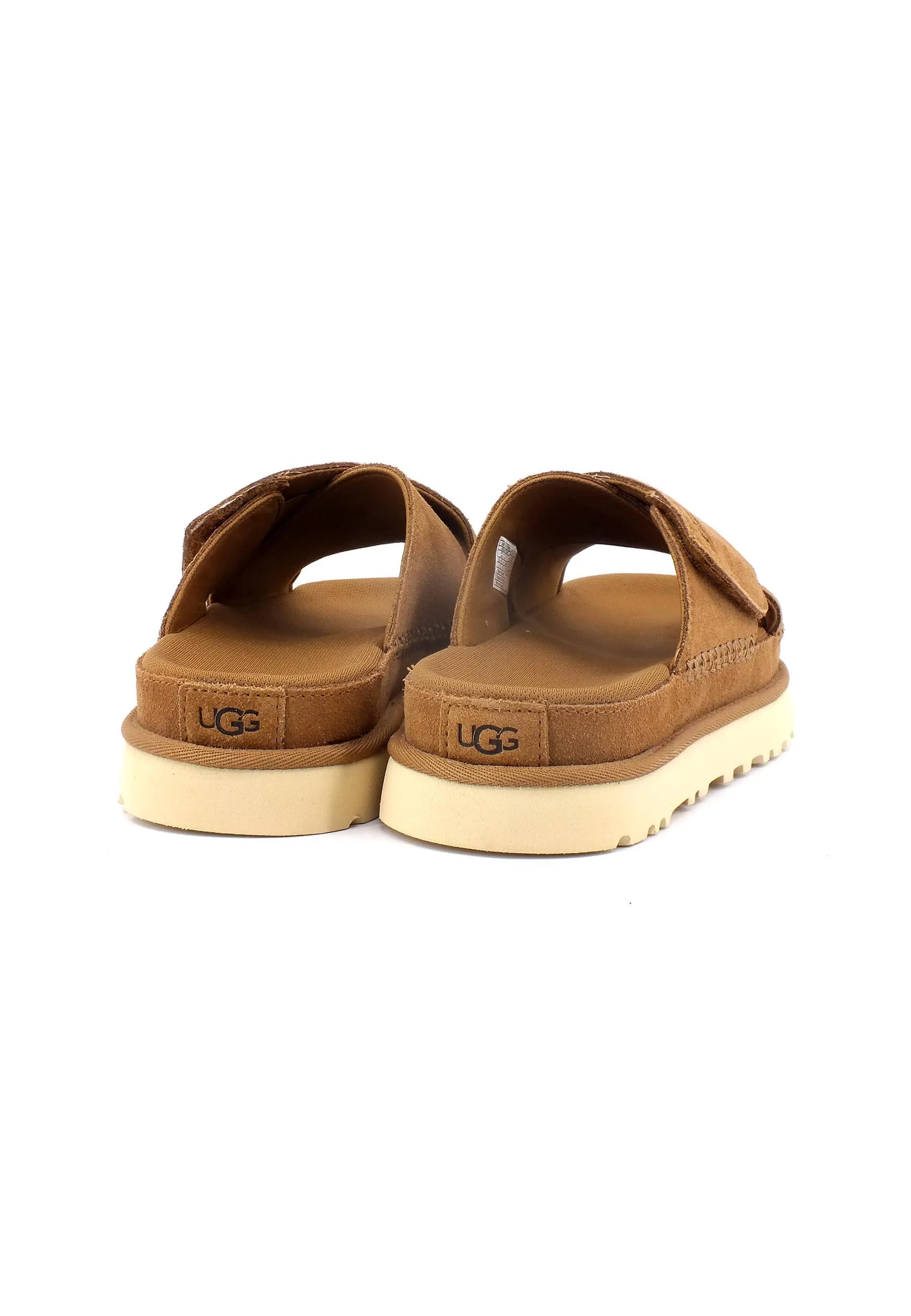 UGG Goldenstar Cross Slide Ciabatta Donna Chestnut W1137910