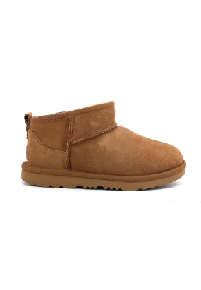 UGG Kid's Classic Ultra Mini II Stivaletto Pelo Bimbo Chestnut K1130750K