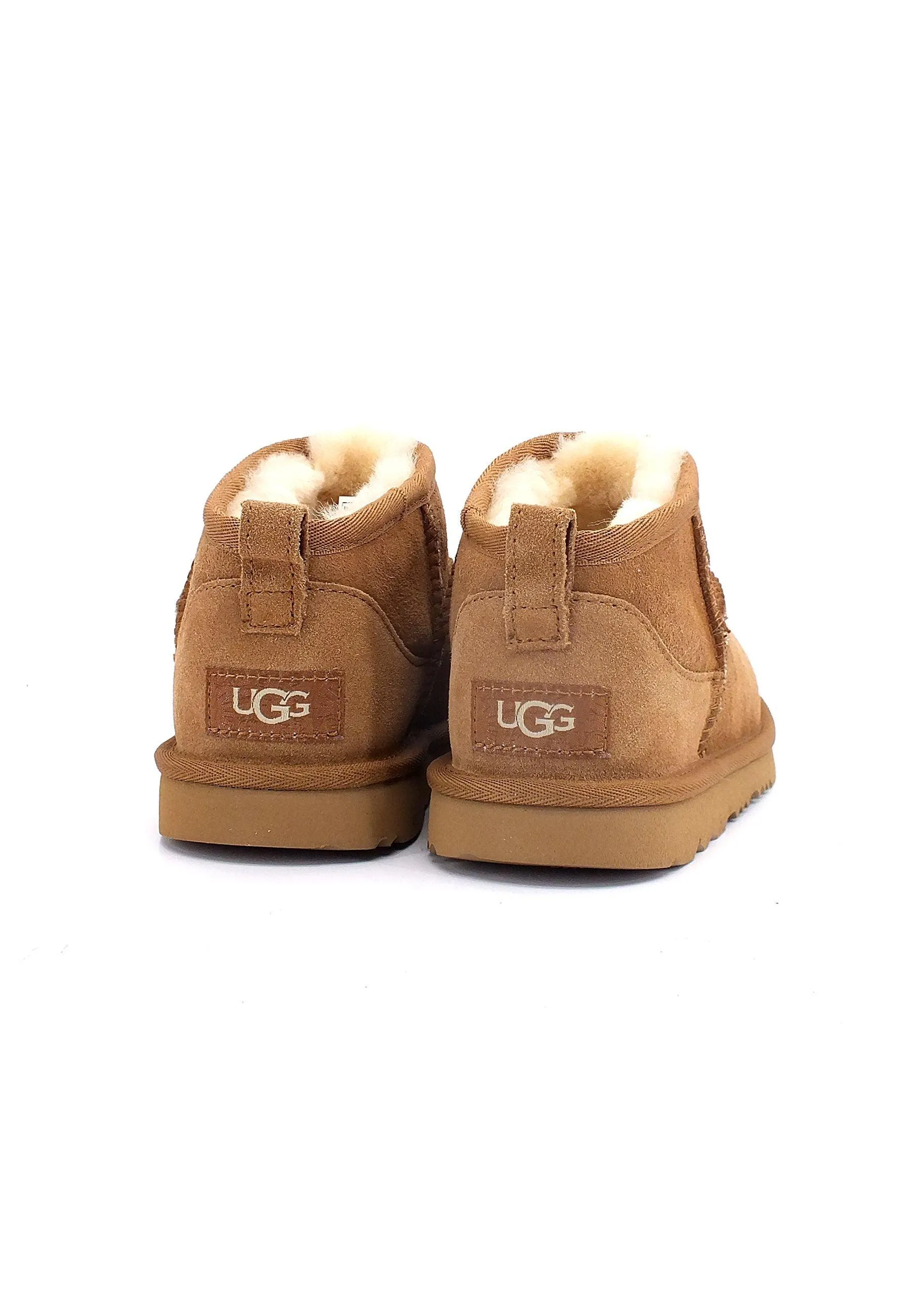 UGG Kid's Classic Ultra Mini II Stivaletto Pelo Bimbo Chestnut K1130750K