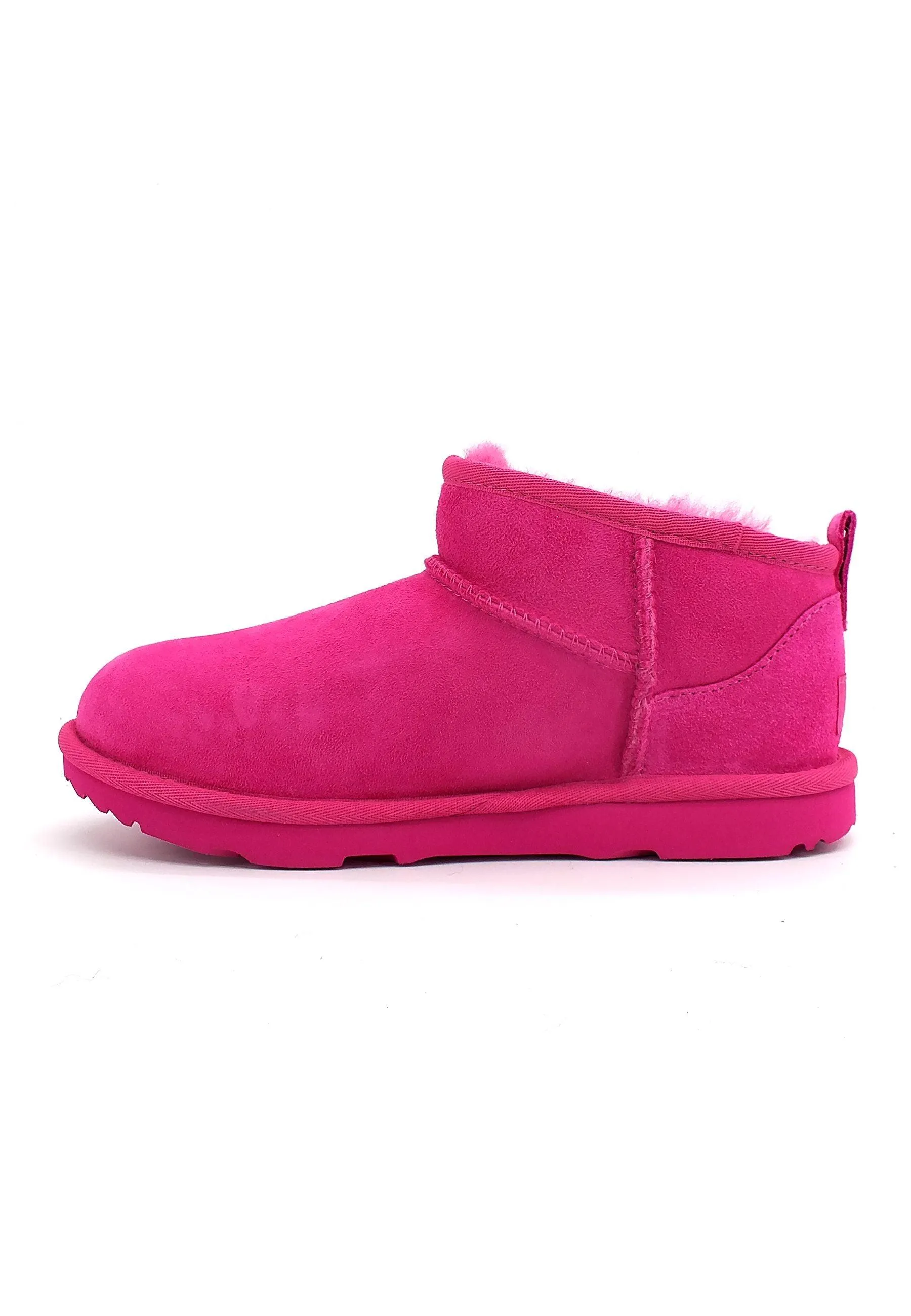 UGG Kid's Classic Ultra Mini II Stivaletto Pelo Bimbo Rosa Raspberry Sorbet K1130750K