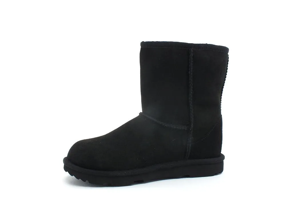 UGG Kid's Classsic II Stivaletto Pelo Bambina Black K1017703K