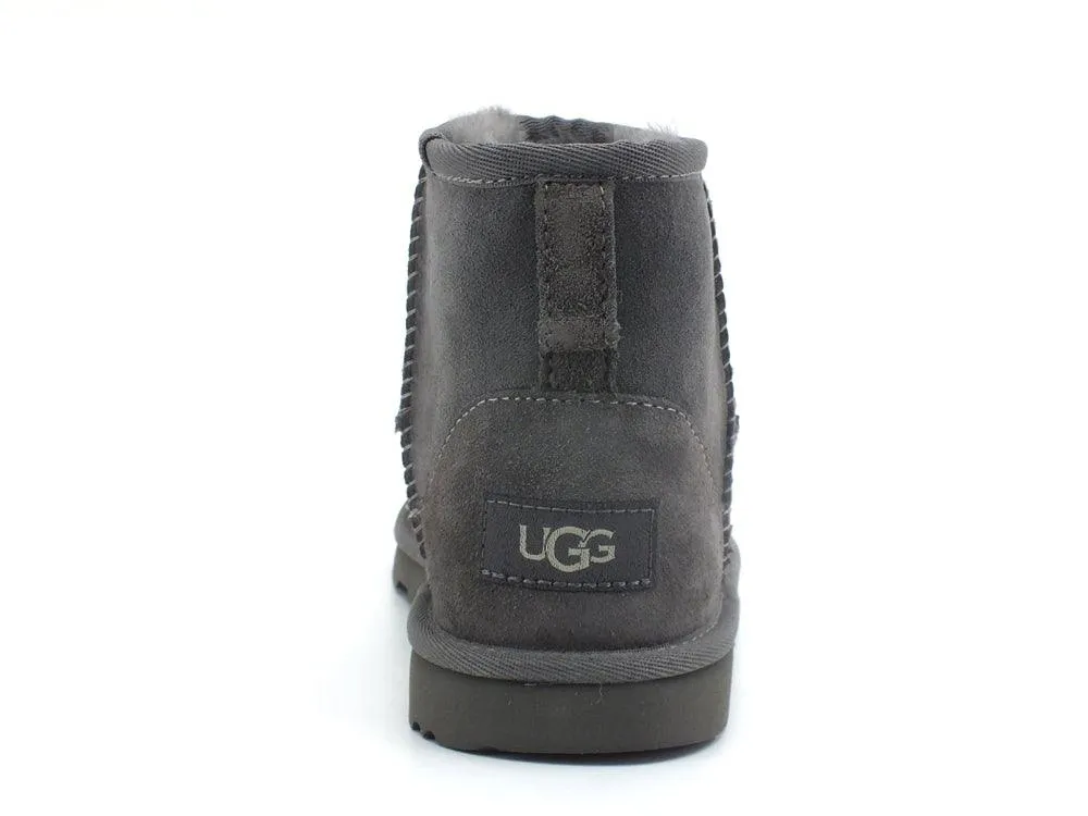 UGG Kid's Classsic Mini II Stivaletto Pelo Bambina Grey K1017715K