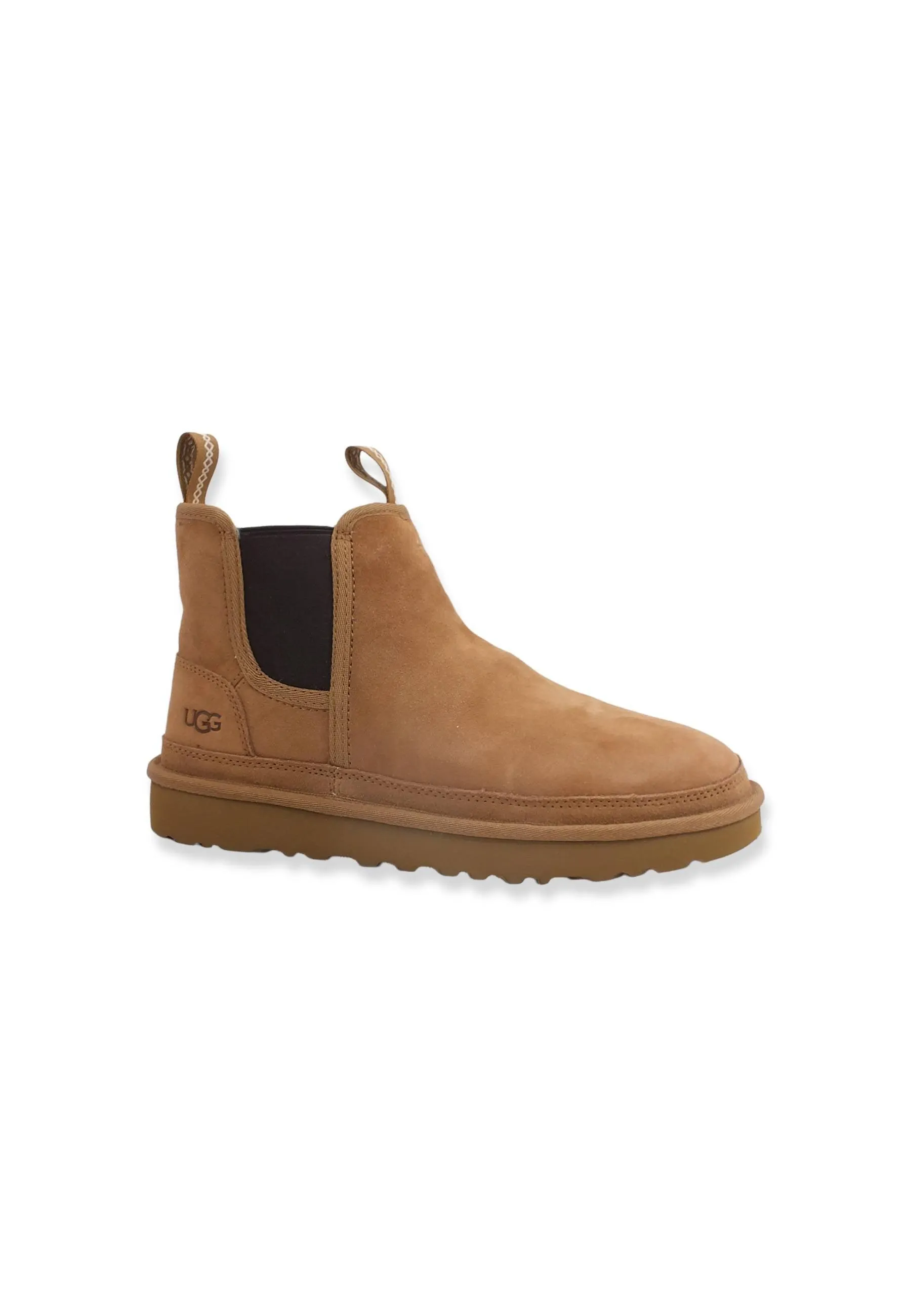 UGG Neumel Stivaletto Chelsea Uomo Pelo Marrone Chestnut M1121644