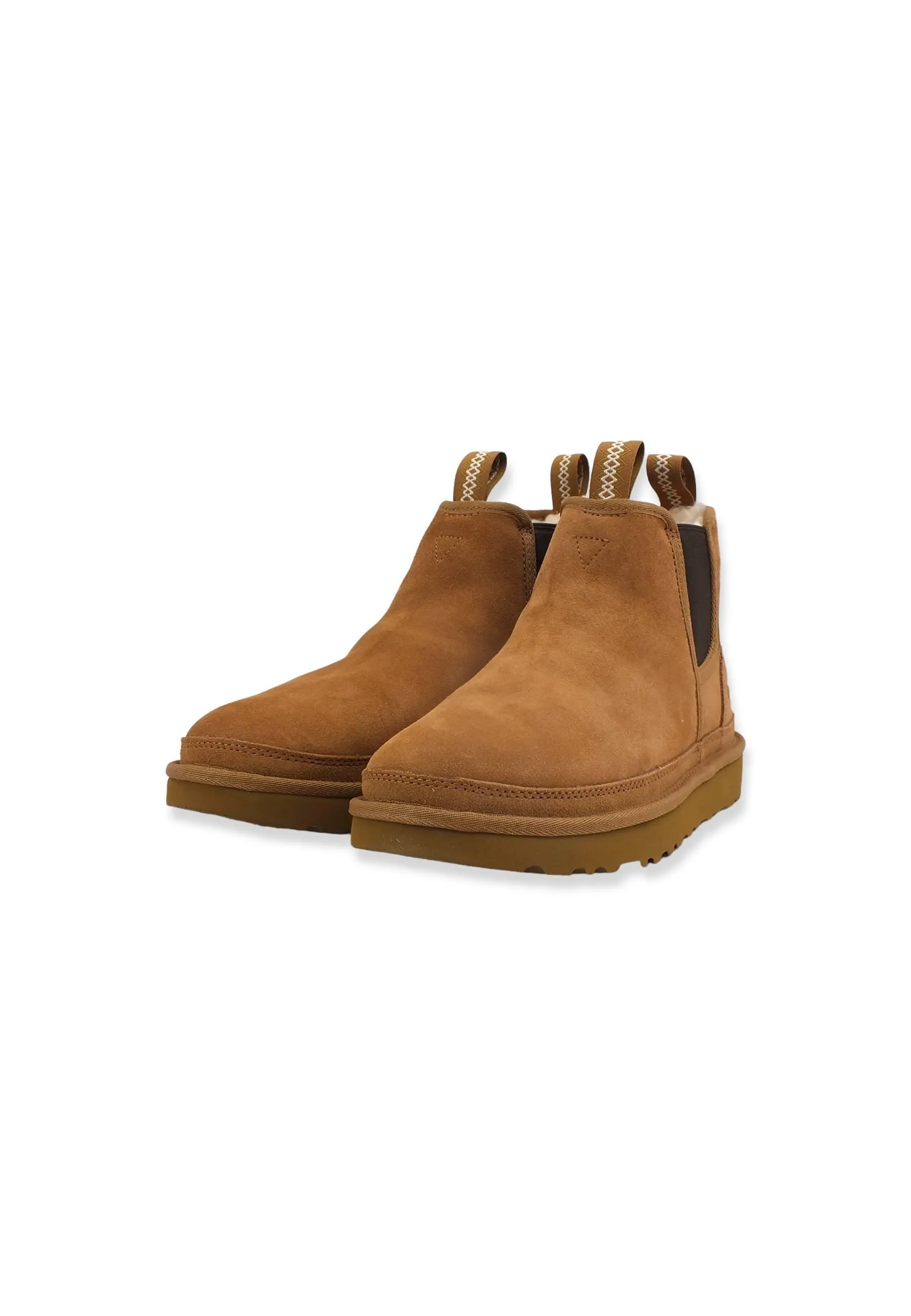 UGG Neumel Stivaletto Chelsea Uomo Pelo Marrone Chestnut M1121644