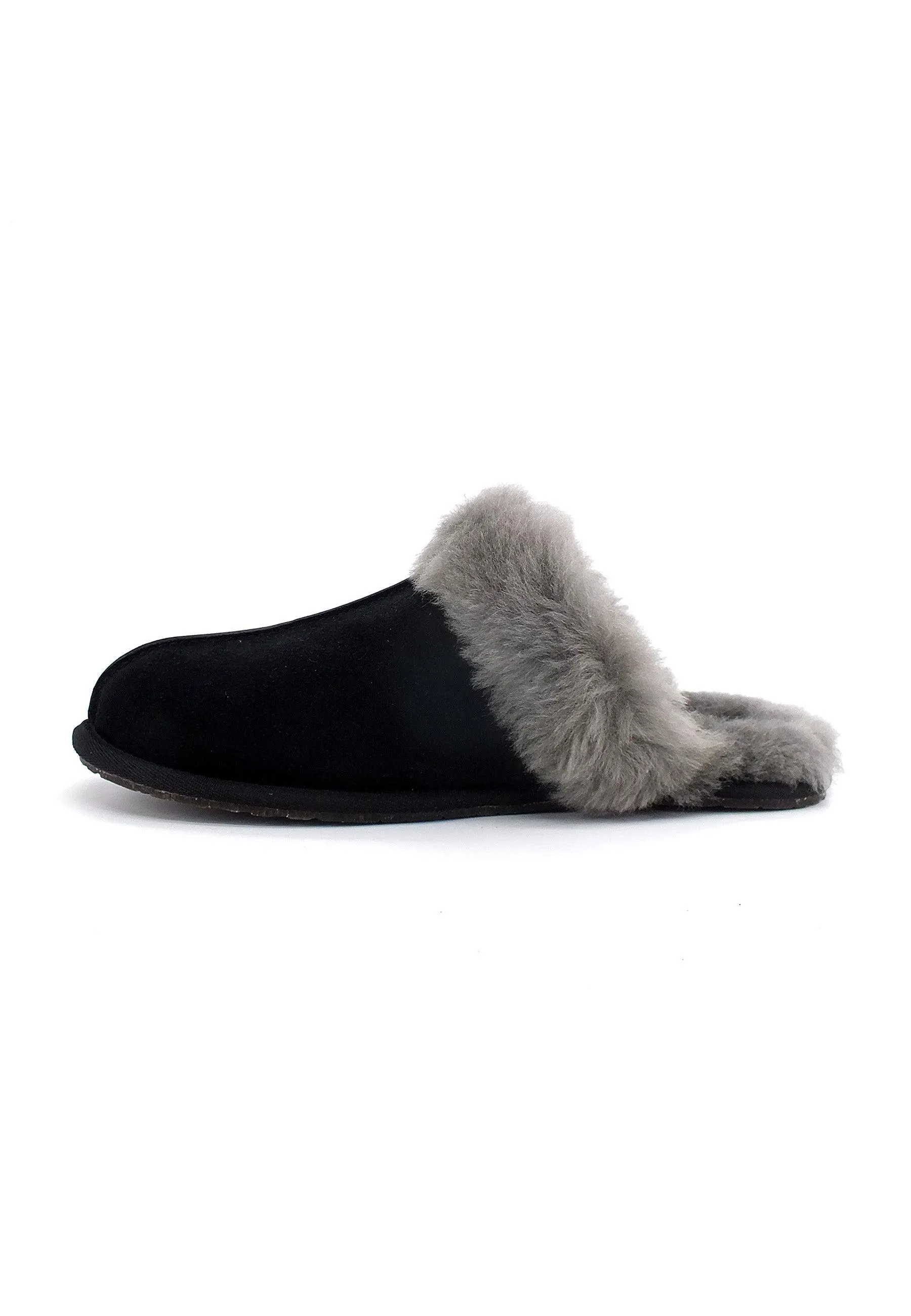 UGG Scufette II Ciabatta Pelo Donna Black Grey W1106872