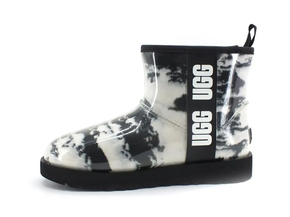 UGG W Classic Clear Mini Marble Stivaletto Pelo Black W1120778