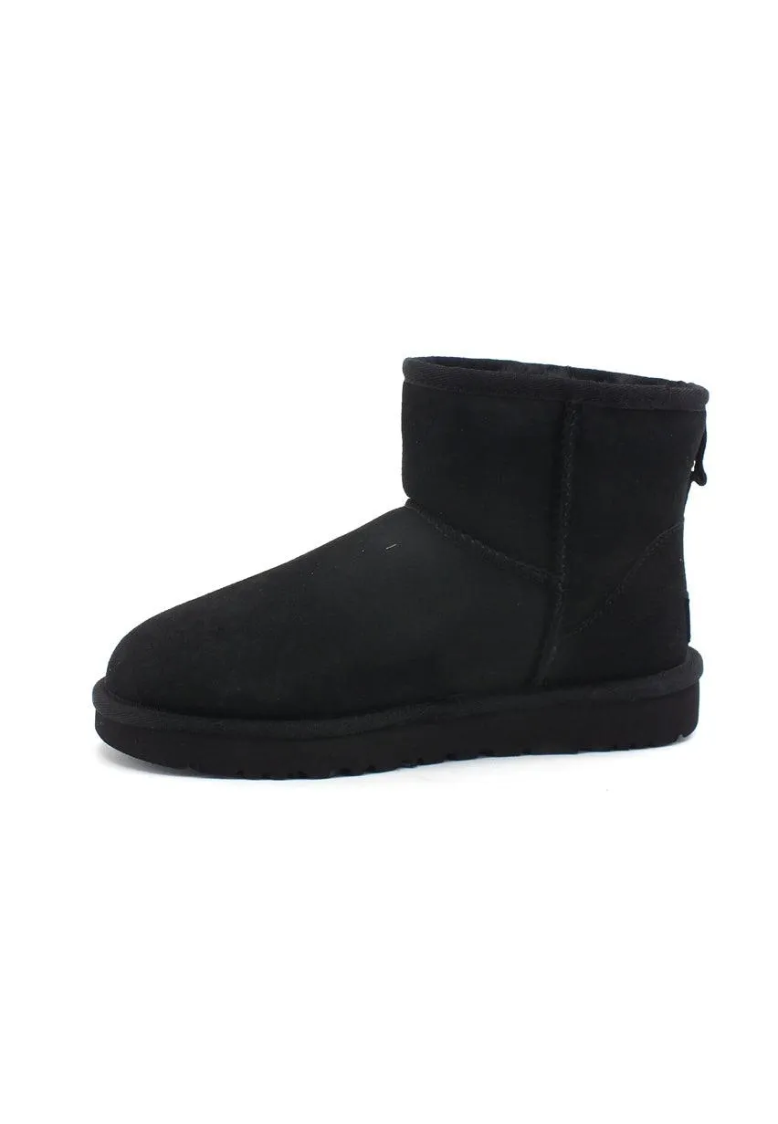 UGG W Classic Mini II Stivaletto Pelo Donna Black W1016222