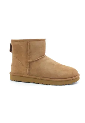 UGG W Classic Mini II Stivaletto Pelo Donna Marrone Chestnut W1016222