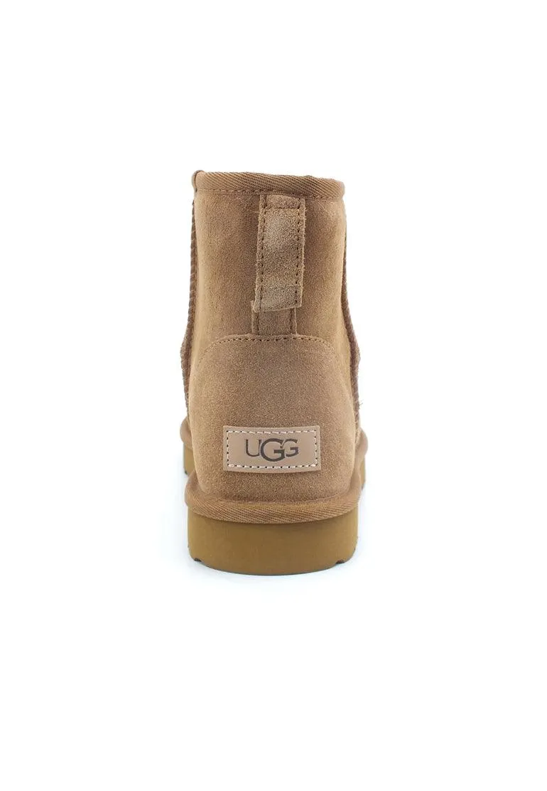 UGG W Classic Mini II Stivaletto Pelo Donna Marrone Chestnut W1016222