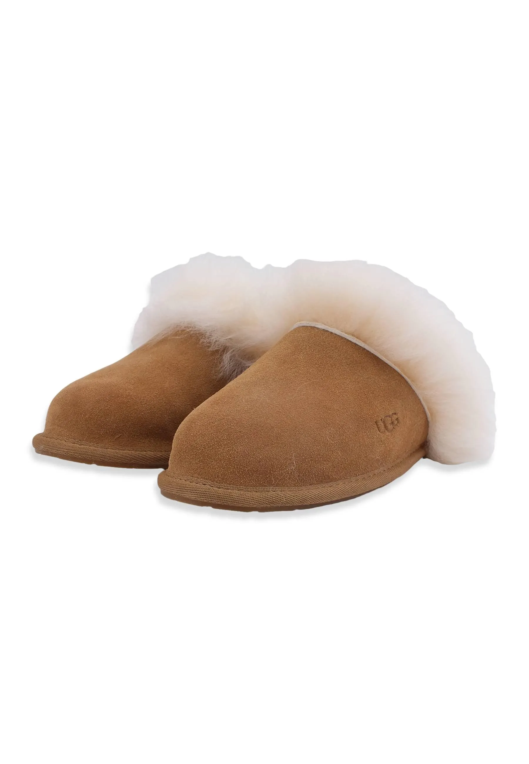 UGG W Scuff Sis Ciabatta Pelo Donna Marrone Chestnut W1122750