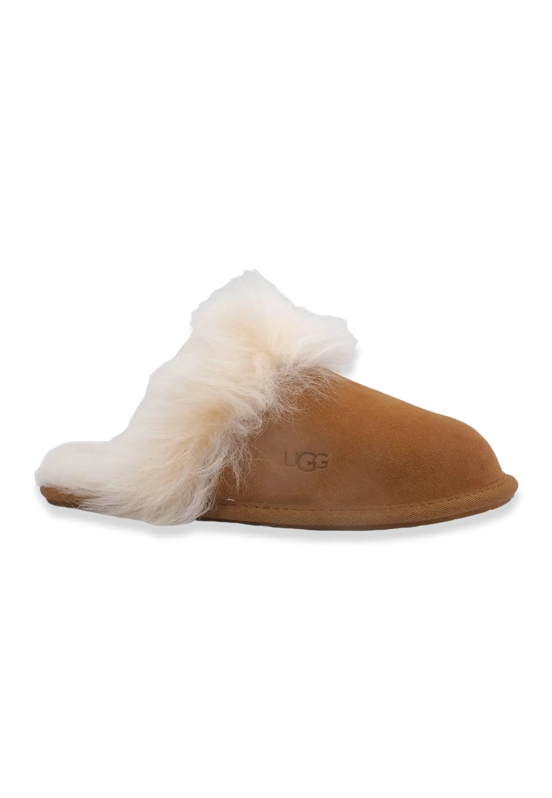 UGG W Scuff Sis Ciabatta Pelo Donna Marrone Chestnut W1122750