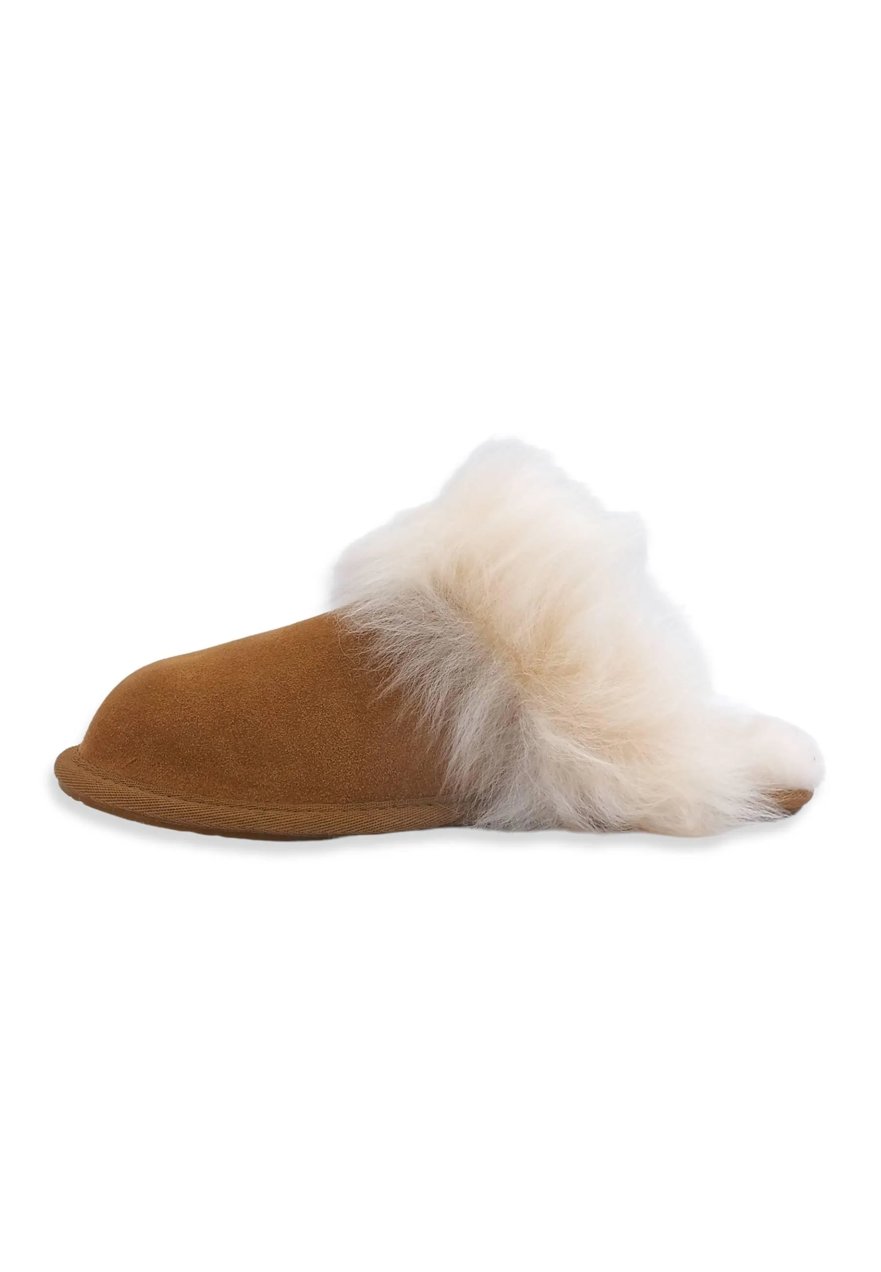 UGG W Scuff Sis Ciabatta Pelo Donna Marrone Chestnut W1122750