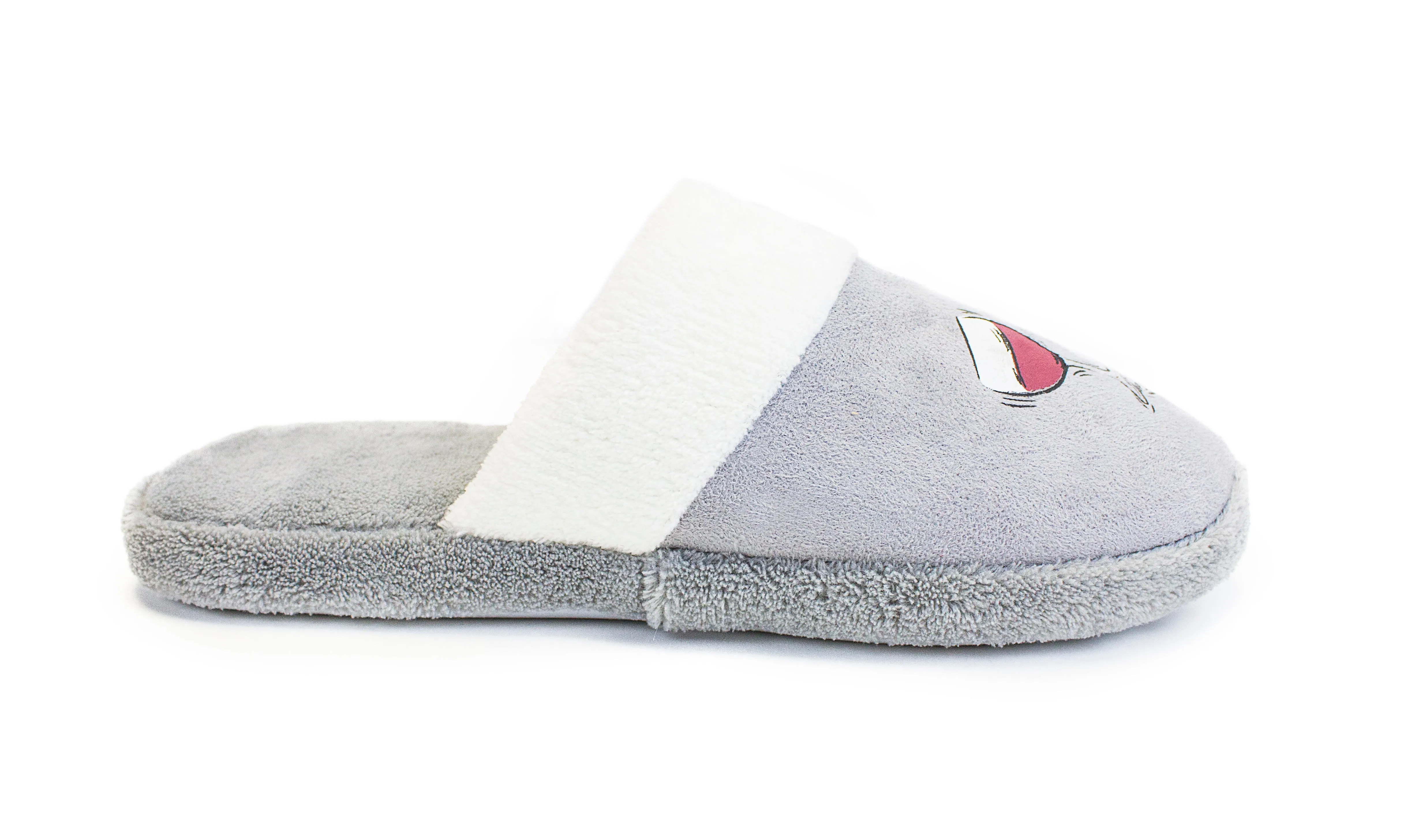 Women's AM Coffee/PM Wine Slippers-Light Grey