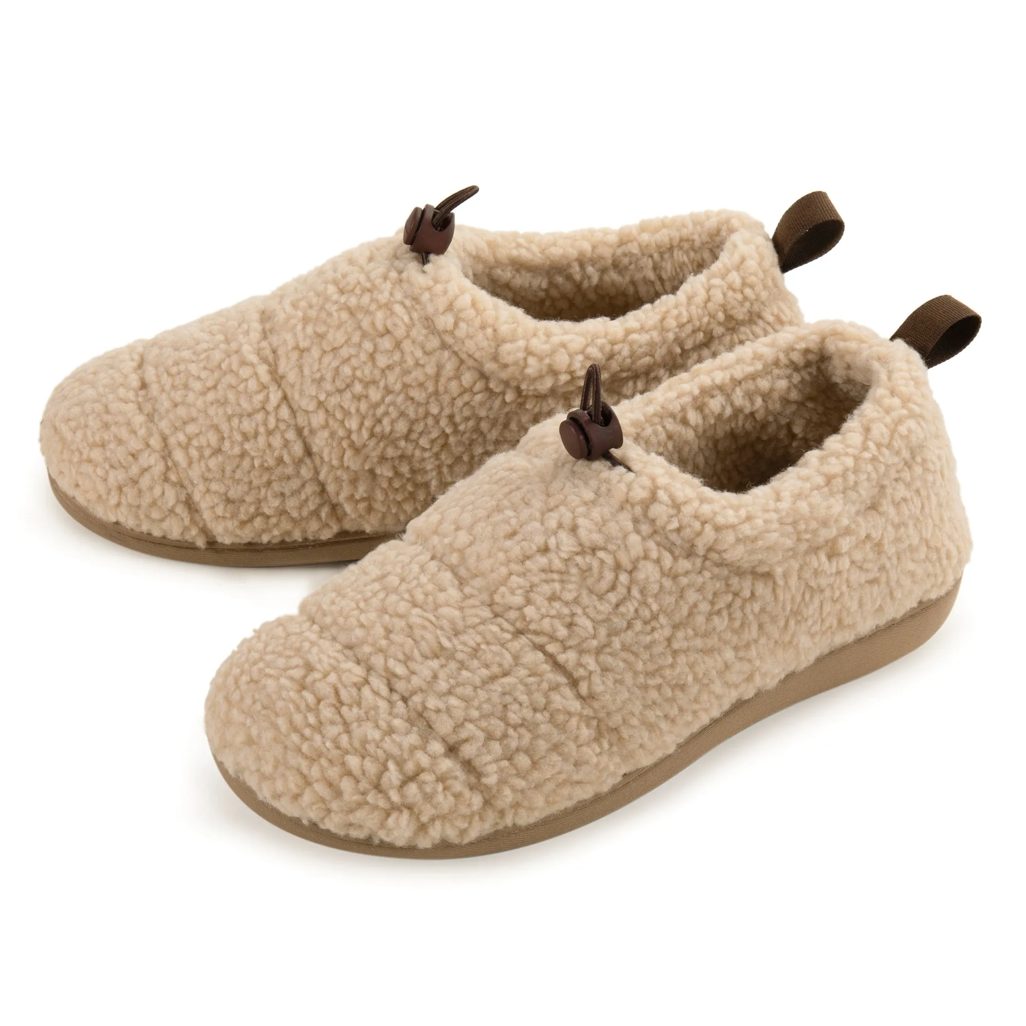 Women's Camper Moc Slipper with Adjustable Drawstring