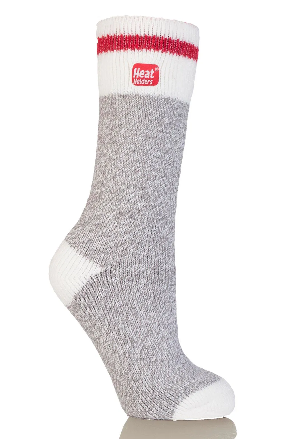 Women's Cream Block Twist Socks