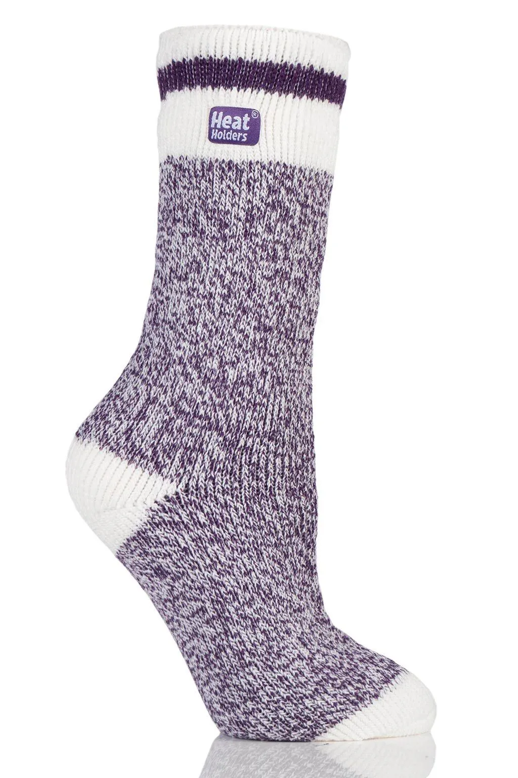 Women's Cream Block Twist Socks