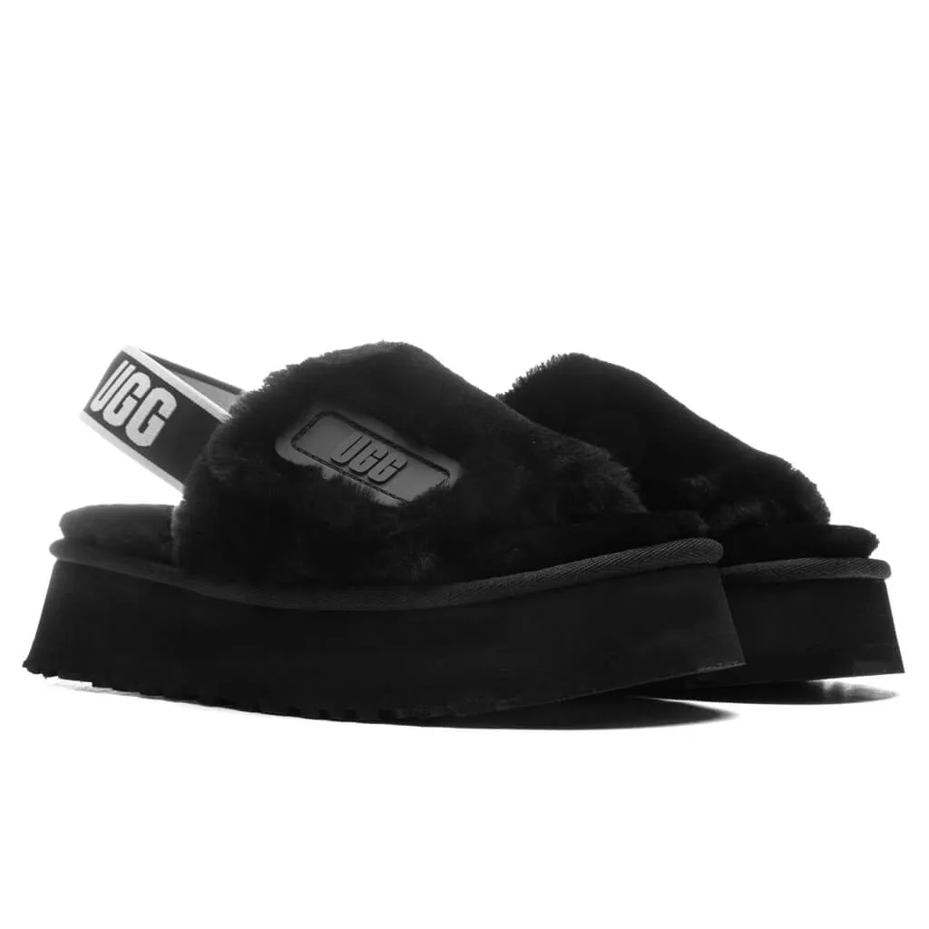 Women's Disco Slide - Black