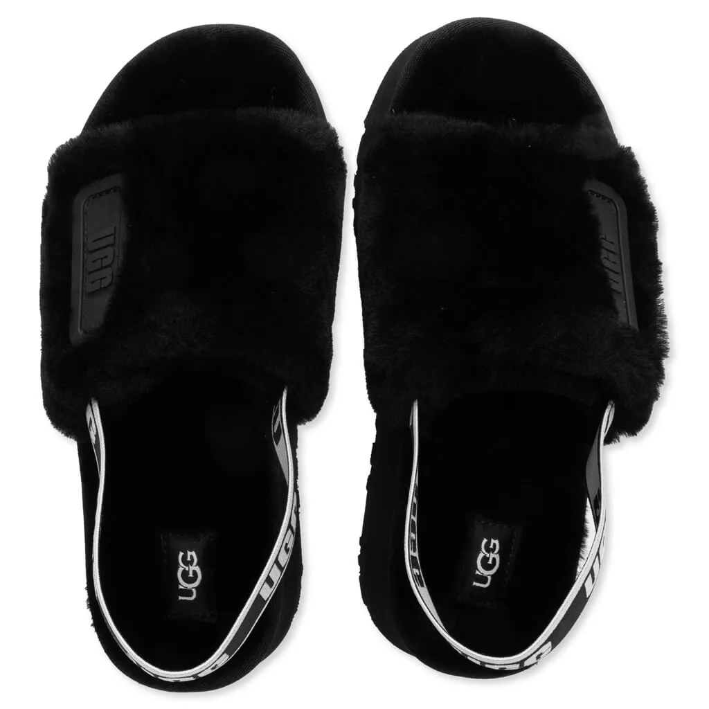 Women's Disco Slide - Black