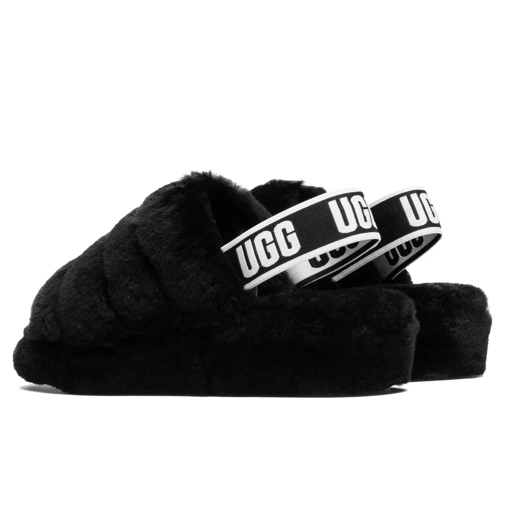 Women's Fluff Yeah Slide - Black