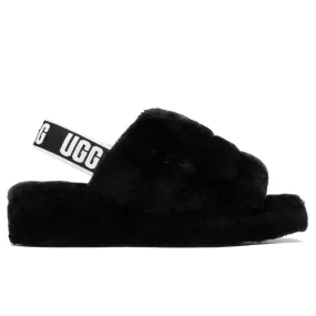 Women's Fluff Yeah Slide - Black