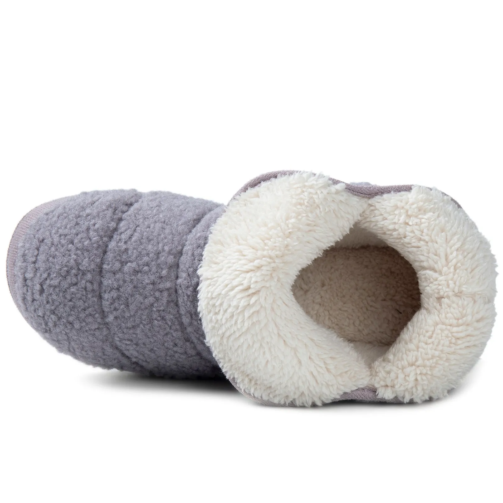 Women's Fuzzy Fleece House Bootie Ladies' Memory Foam Slipper