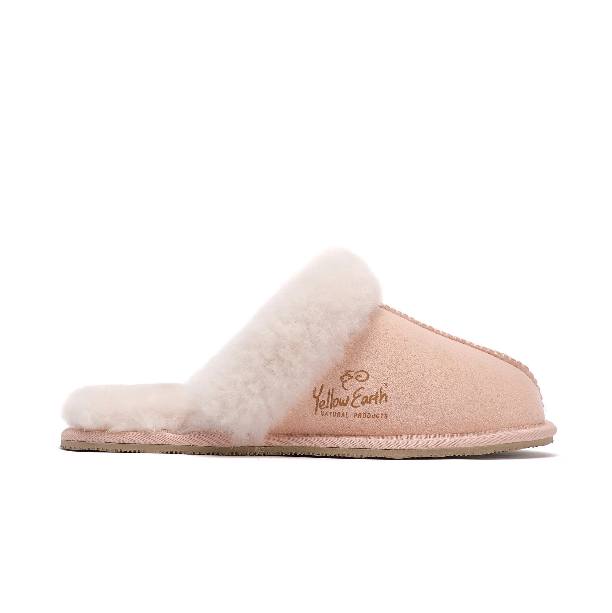 Women's Scuff - Australian Sheepskin UGG Slippers - Flexible Rubber Sole