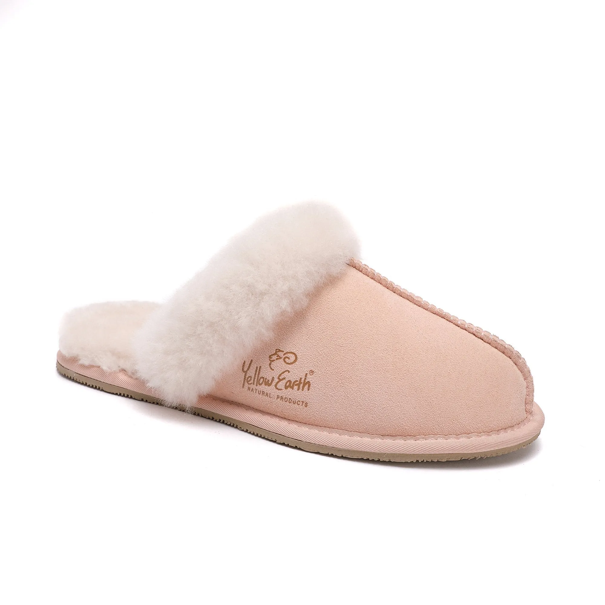 Women's Scuff - Australian Sheepskin UGG Slippers - Flexible Rubber Sole